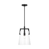 Crofton Pendant — 10 1/4", Clear, Midnight Black