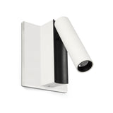 Cronos Wall Sconce with Reading Light White by Faro Barcelona
