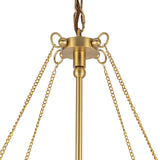 Crosby Chandelier Brushed Gold By Alora - Detailed View1