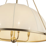 Crosby Chandelier Brushed Gold By Alora - Detailed View