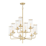 Crosby Chandelier Satin Brass by Maxim Lighting