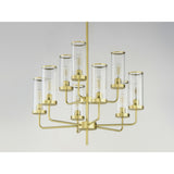 Crosby Chandelier Satin Brass by Maxim Lighting
