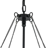 Crosby Chandelier Matte Black By Alora - Detailed View1