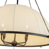 Crosby Chandelier Matte Black By Alora - Detailed View