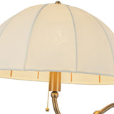 Crosby Floor Lamp Brushed Gold By Alora - Detailed View