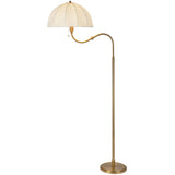 Crosby Floor Lamp Brushed Gold By Alora