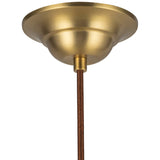 Crosby Pendant Light 18 Inch Brushed Gold By Alora - Detailed View2
