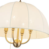 Crosby Pendant Light 18 Inch Brushed Gold By Alora - Detailed View
