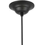 Crosby Pendant Light 18 Inch Matte Black By Alora - Detailed View2