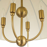 Crosby Pendant Light 24 Inch Brushed Gold By Alora - Detailed View2