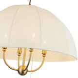 Crosby Pendant Light 24 Inch Brushed Gold By Alora - Detailed View