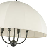 Crosby Pendant Light 24 Inch Matte Black By Alora - Detailed View