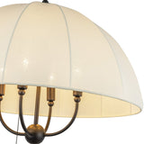 Crosby Pendant Light 24 Inch Matte Black By Alora - Detailed View