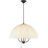Crosby Pendant Light 24 Inch Matte Black By Alora