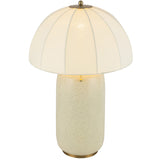 Crosby Table Lamp Brushed Gold By Alora - Top View
