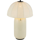 Crosby Table Lamp Matte Black By Alora - Top View
