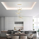 Crosley 3 Light Pendant Medium Brushed Gold By Matteo - Lifestyle View