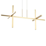 Crosley Linear Suspension Brushed Gold By Matteo - Front View