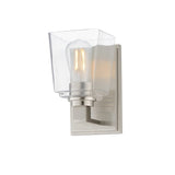 Cubos Wall Sconce Vanity Light Satin Nickel by Maxim Lighting