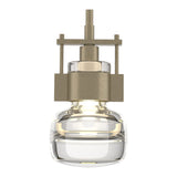 Cuff Mini Pendant Small in Soft Gold by Hubbardton Forge