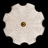 Cupola Flush Mount Aged Brass By Schonbek Front View