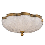 Cupola Flush Mount Aged Brass By Schonbek