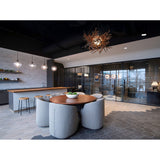 Cura Pendant Light by Cerno lifestyle - nest pendant in an office lounge