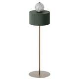 Aged Gold-White Curn Floor Lamp by Aromas