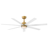 Current 56” LED Smart Fan - Heritage Brass