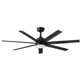 Current 56” LED Smart Fan - Matte Black