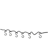 Curvature Hanging Rail - Black Brass