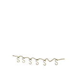 Curvature Hanging Rail - Brass