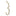 Curvature Hook Brass By Ferm Living Front View