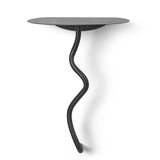 Curvature Wall Table Black Brass By Ferm Living Front View