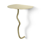 Curvature Wall Table Brass By Ferm Living Front View