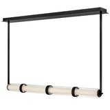 Cy Linear Chandelier Black By Frederic Ramond2
