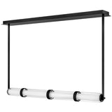 Cy Linear Chandelier Black By Frederic Ramond