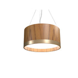 Cylindrical 1560 Pendant Teak by Accord