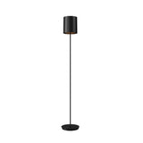Cylindrical Floor Lamp By Accord, Color: Organic Black, ,| Casa Di Luce Lighting