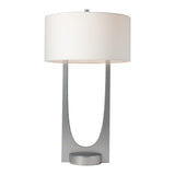 Cypress Table Lamp, shown in Sterling, Sterling, by Hubbardton Forge