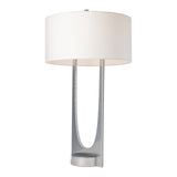 Cypress Table Lamp, shown in Sterling, Sterling, by Hubbardton Forge
