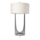 Cypress Table Lamp, shown in Sterling, Sterling, by Hubbardton Forge