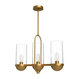 Cyrus Linear Pendant — Aged Gold