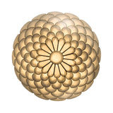 Darby 16'' LED Soft Gold Semi Flush Mount by Crystorama