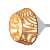 Dafne Chandelier White Braided Rope By Alora Detailed View