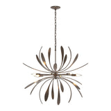 Dahlia Chandelier - Medium Bronze
