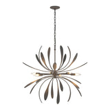 Dahlia Chandelier - Medium Natural Iron-Hubbardton Forge