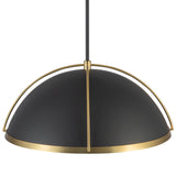 Dahlia Metal Dome Pendant Light By Artcraft - Detailed View
