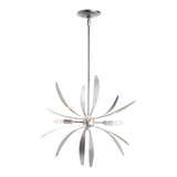 Dahlia Mini Pendant, shown in Vintage Platinum, by Hubbardton Forge