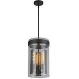 Dahlia Pendant Light Black By Artcraft